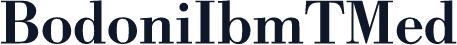 BodoniIbmTMed