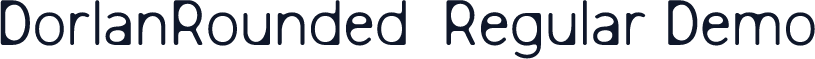 DorlanRounded-Regular Demo