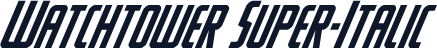 Watchtower Super-Italic