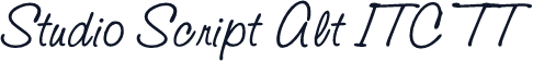 Studio Script Alt ITC TT