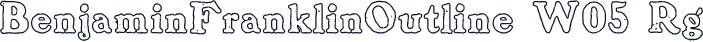 BenjaminFranklinOutline W05 Rg