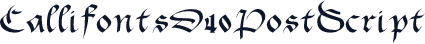 CallifontsD40PostScript