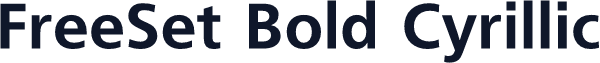 FreeSet Bold Cyrillic