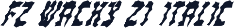 FZ WACKY 21 ITALIC