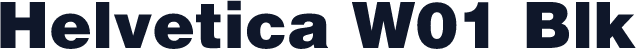 Helvetica W01 Blk