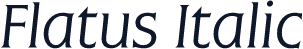 Flatus Italic