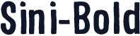 Sini-Bold