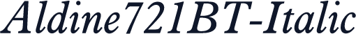 Aldine721BT-Italic