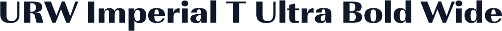 URW Imperial T Ultra Bold Wide