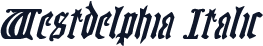 Westdelphia Italic