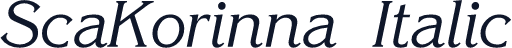 ScaKorinna  Italic