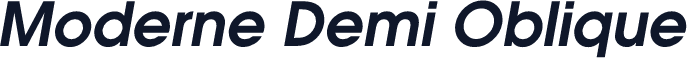 Moderne Demi Oblique