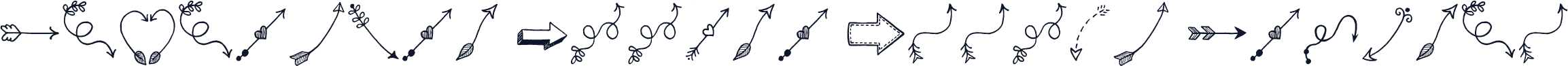 Tanaestel Doodle Arrows Regular