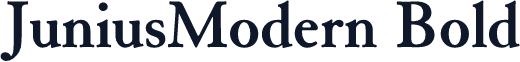 JuniusModern Bold