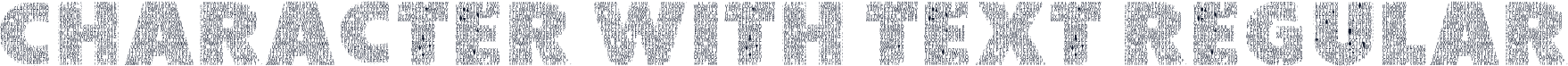 Character with Text Regular