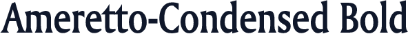 Ameretto-Condensed Bold