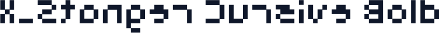 X_Stanger Cursive Bold