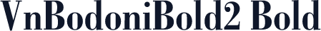 VnBodoniBold2 Bold