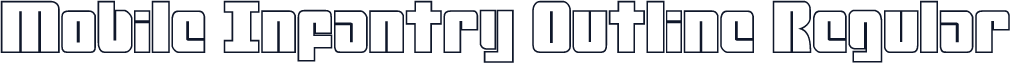 Mobile Infantry Outline Regular