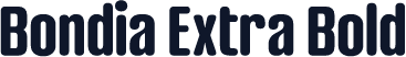 Bondia Extra Bold