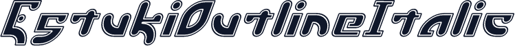 EstukiOutlineItalic