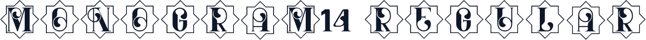 MONOGRAM14 Regular