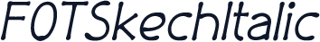 FOTSkechItalic