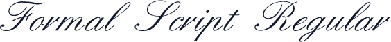 Formal Script Regular