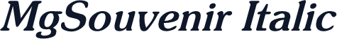 MgSouvenir Italic