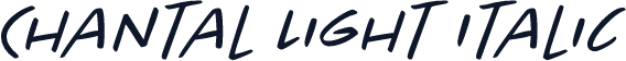 Chantal Light Italic