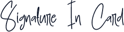 Signature In Card