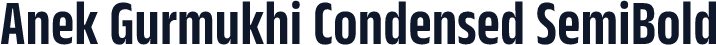 Anek Gurmukhi Condensed SemiBold