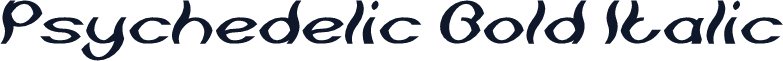 Psychedelic Bold Italic