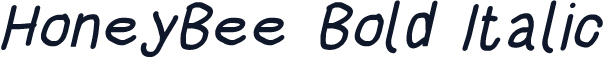 HoneyBee Bold Italic