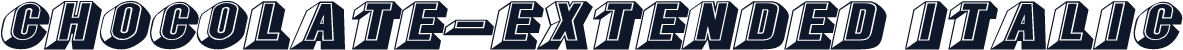 Chocolate-Extended Italic