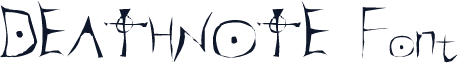 DEATHNOTE Font