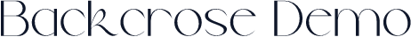 Backcrose Demo