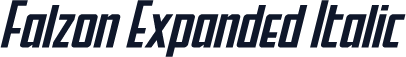 Falzon Expanded Italic
