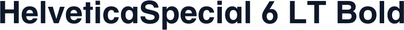 HelveticaSpecial 6 LT Bold