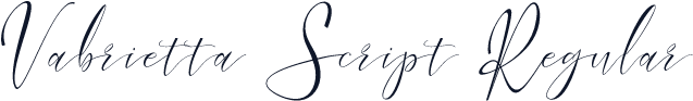 Vabrietta Script Regular
