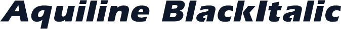 Aquiline BlackItalic