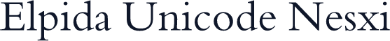 Elpida Unicode Nesxi