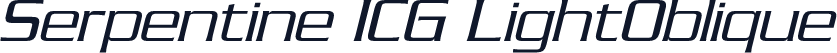Serpentine ICG LightOblique