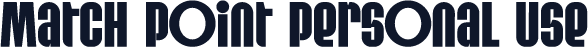 Match Point Personal Use