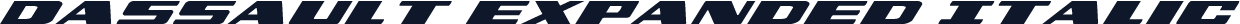 Dassault Expanded Italic