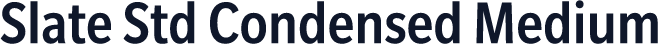Slate Std Condensed Medium
