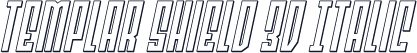 Templar Shield 3D Italic