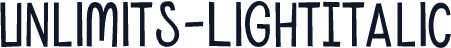 Unlimits-LightItalic