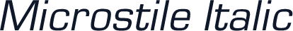 Microstile Italic