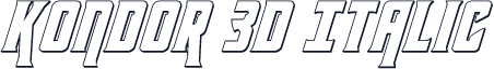 Kondor 3D Italic